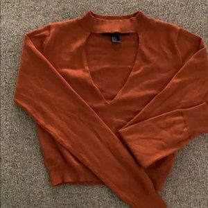 V-beck sweater